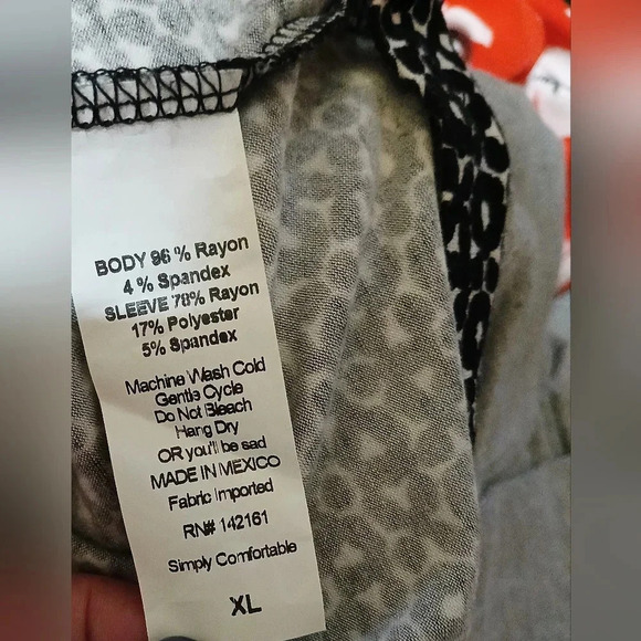 Lularoe Julia Shirt Dress Black Gray XL - Picture 5 of 5